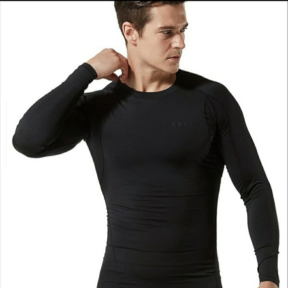 Tesla Mens Black On Black Compression Shirts XL - Picture 13 of 15